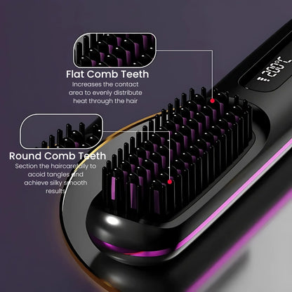 Bubbl Pro: Cordless Hair Straightener Brush